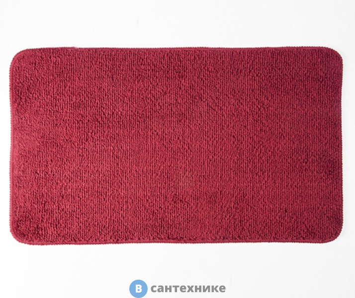 Коврик WasserKRAFT Vils BM-1051 Ruby vine для ванной комнаты 75х45 см микрофибра