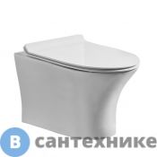 Унитаз Orange C01-100W подвесной безободковый, ультратонкое и быстросъёмное сиденье из дюропласта с функцией плавного закрывания Soft-close