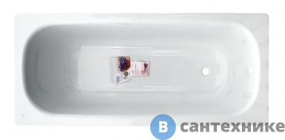 картинка Ванна Donna Vanna Белая орхидея 160х70 с антибак. покрыт. (б/ранта) (ножки) (DV-63901)