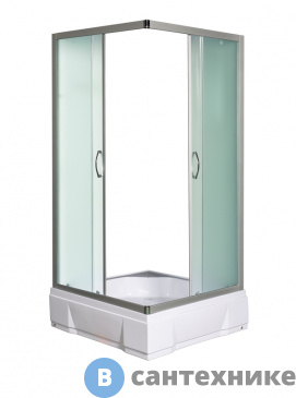 картинка Душевое ограждение River MORAVA XL 90/24 МТ + поддон