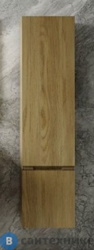 картинка Шкаф подвесной Art & MAX TECHNO AM-Techno-1600-AC-SO-LW674-R фасады асимметричные, дуб мадейра янтарь 400x300x1600