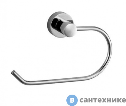 картинка Держатель полотенец WasserKRAFT Donau K-9460 кольцо металл, хромоникелевое покрытие