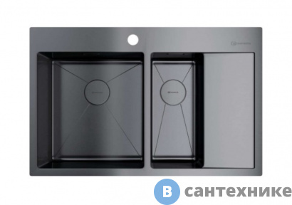 картинка Кухонная мойка OMOIKIRI Akisame 78-2-GM-L (4973101)