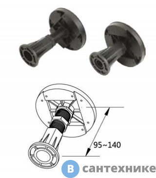 картинка Ножки для поддона Cezares TRAY-LEGS-AS-08