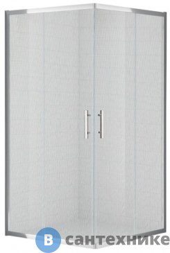 картинка Душевой уголок Cezares ECO-O-A-2-90-P-Cr 900x900x1900 без поддона