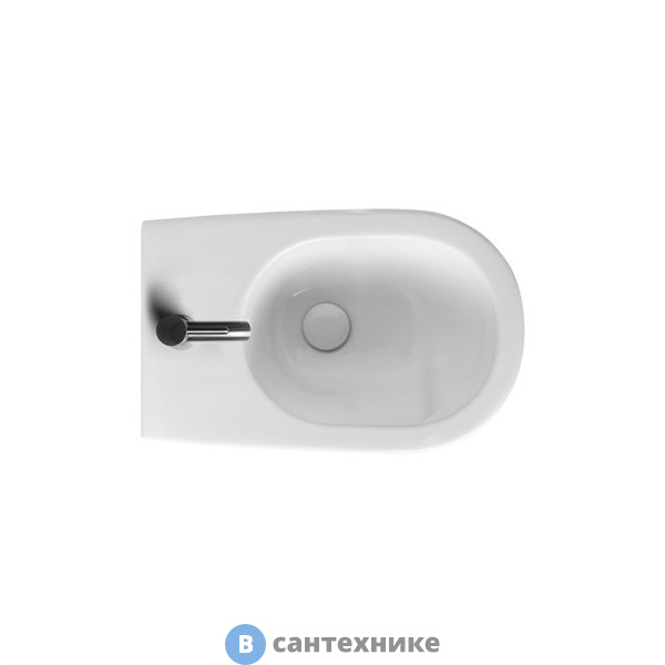 Биде подвесное AXA Eva 8802012 550х360 мм, 1-отв. под смеситель, White Matt