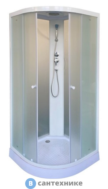 Душевая кабина Parly EF931 (90*90*210) низкий поддон, передние стекла матовые, задние стекла матовые