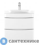 Тумба под раковину AM.PM Like M80FHX0652WG подвесная, 65 см, 2 ящика, белый, глянцевая