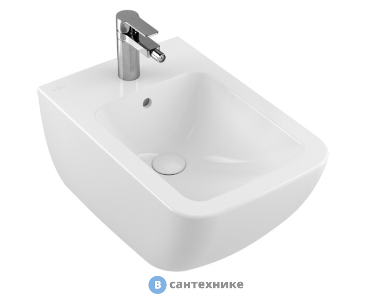 Биде подвесной Villeroy & Boch Venticello 44110001 альпийский белый