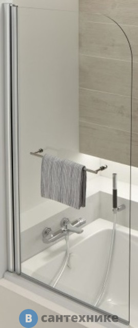 Шторка Jacob Delafon E4932-GA ODEON UP на ванну (стекло)