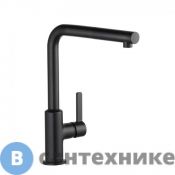 Смеситель Kludi L-INE S 408513975 для кухни, чёрный матовый