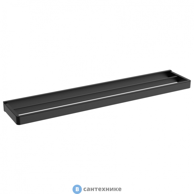 Полотенцедержатель двойной ABBER Westen AA1756B черный матовый