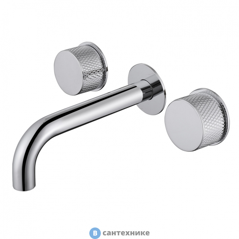 Смеситель ABBER Wasser Kreis AF81122 для раковины скрытого монтажа, хром