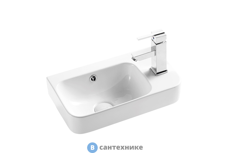 Раковина WELTWASSER WW AISBACH 5117 R подвесная 450х260х155