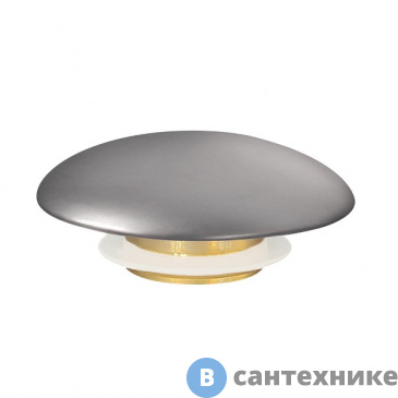 картинка Накладка на слив для раковины ABBER AC0014MS серебряная матовая, керамика