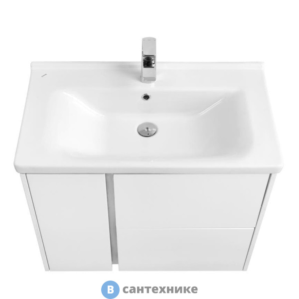 Тумба с раковиной Акватон Стоун 80/Раковина Миранда 80 (1A2282K1SX010)