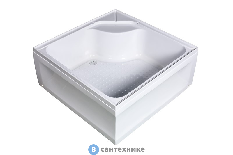 Душевой поддон WEMOR 90/41 S квадратный 900*900*410 мм (10000006060)