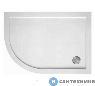 картинка Душевой поддон Cezares TRAY-M-RH-120/90-550-35-W-R без сифона, панели и каркаса