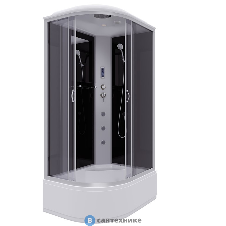 Душевая кабина Niagara NG-2510-14RF (1200х800х2150) высокий поддон, стекло тонированное