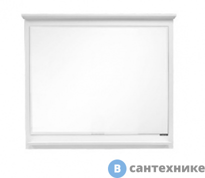 картинка Зеркало Comforty Тбилиси-90 белый глянец