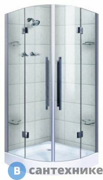 картинка Душевой уголок Wasserfalle F-2003 (90x90)