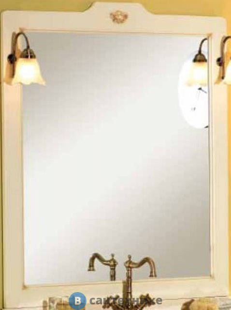 Зеркало Cezares ALICANTE AL.SP.403 Decorato Celeste Crema (80x90)