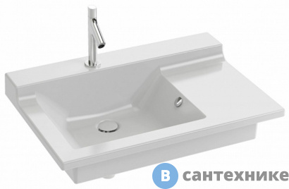 картинка Раковина Jacob Delafon KOHLER XL112K-00 столешница 80*54 см, белый