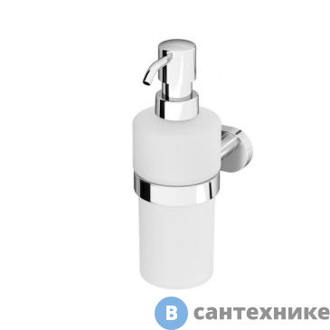 картинка Диспенсер AM.PM Sense L A7436900 стеклянный для жидкого мыла с настенным держателем, хром