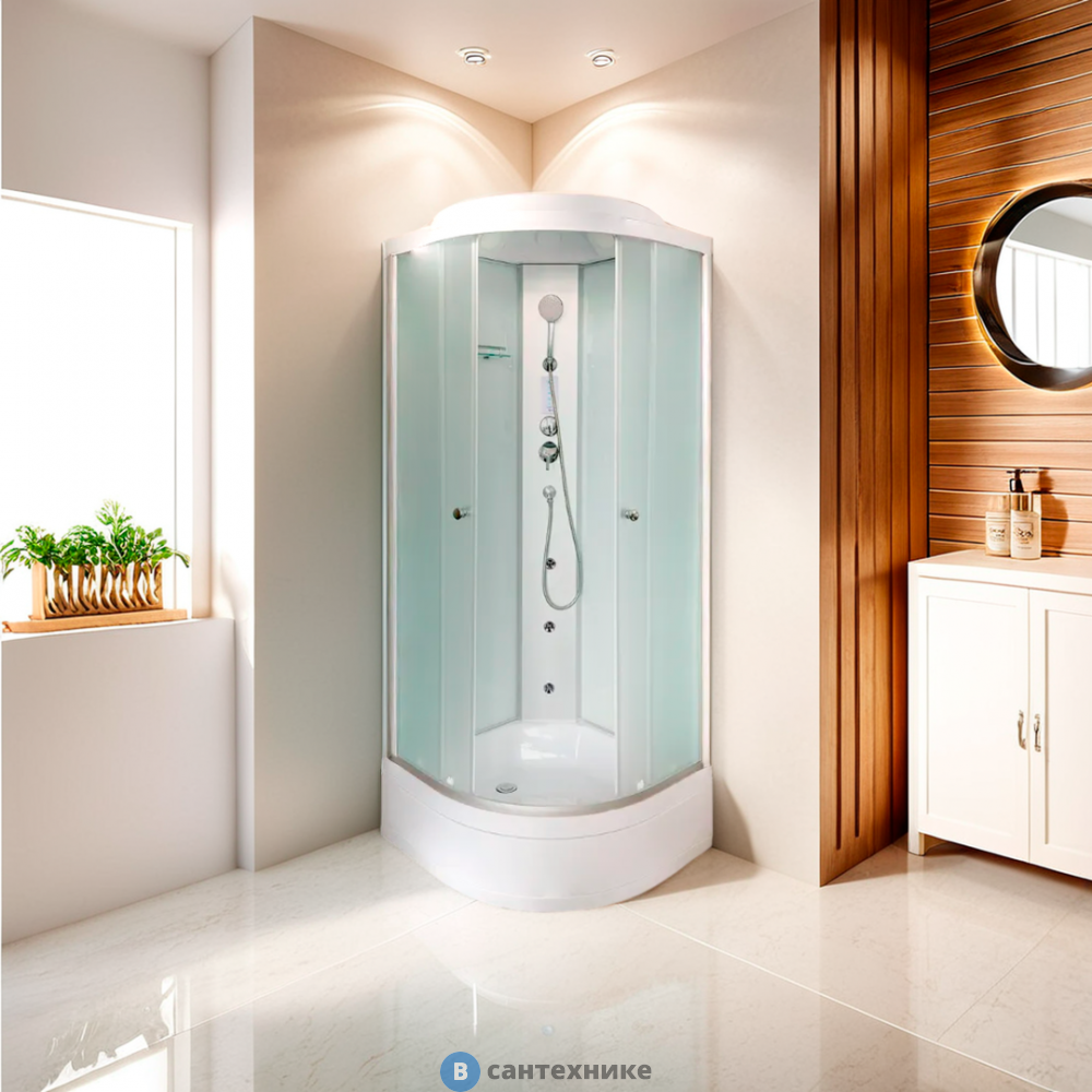 Душевая кабина Deto LM710 с гидромассажем и электрикой