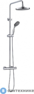 картинка Душевая стойка D&K Bayern.Potsdam DA2123701B10 с термостатом хром
