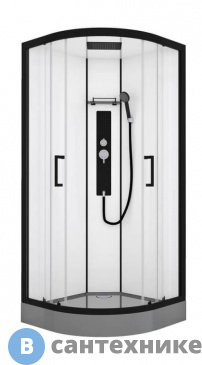 картинка Душевая кабина Black&White G8001 (900X900X2150)