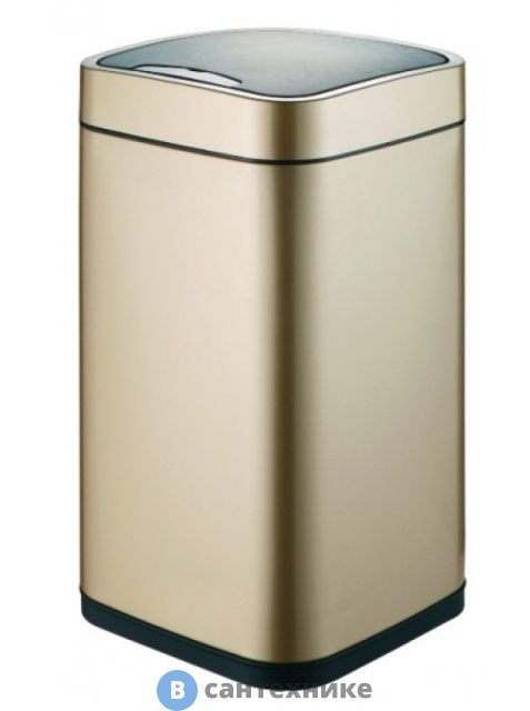 Ведро мусорное WELTWASSER WW RONE CG 9L Сенсорное Шампань Золото