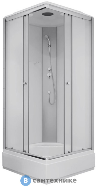 Душевая кабина Niagara NG-1108 (900х900х2150) стекло матовое