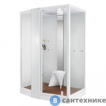 картинка Душевая кабина Orans SR-89102LS White, Long door handle (1500x1000x2200)