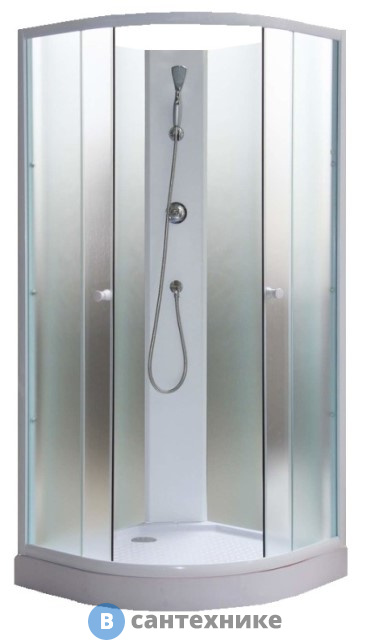 Душевая кабина Parly TMF911 (85*85*190) низкий поддон, передние стекла матовые, задние матовые