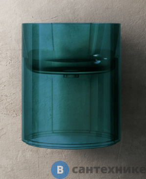 картинка Раковина ABBER Kristall AT2704Aquamarin бирюзовая