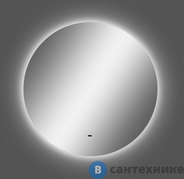 картинка Зеркало Континент Ajour Led, D800 хол подсветка, бесконтактный сенсор (ЗЛП105)