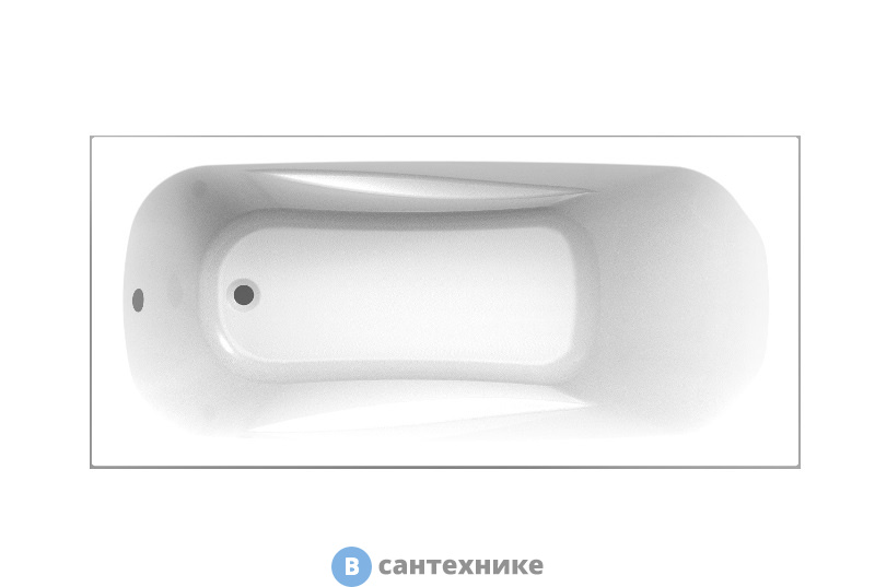 Акриловая ванна Loranto Арктика 1500х700 (каркас + экран + крепеж) (CS00025375), без сифона
