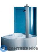 Акриловая ванна Golf BS1515II без г/м с душевым ограждением (1500*1500*2260)