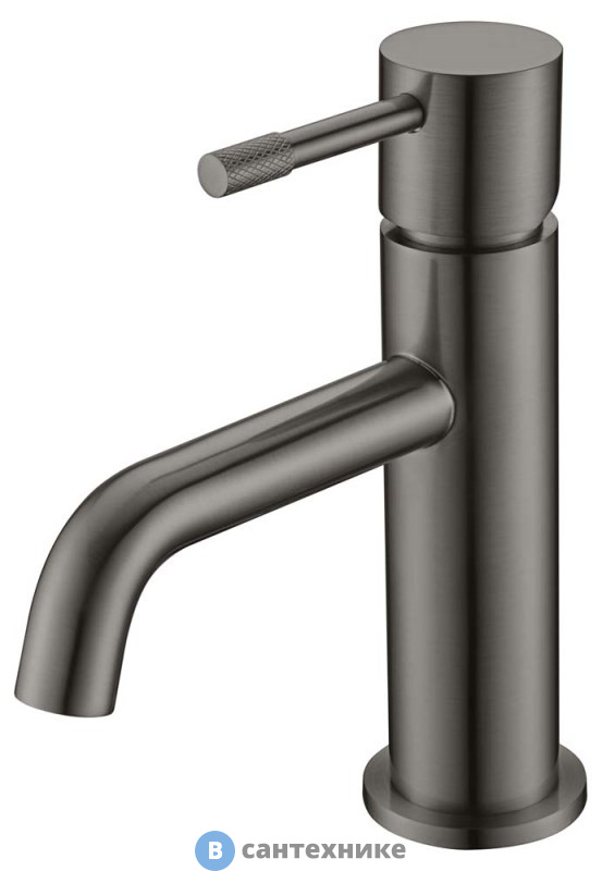 Смеситель Boheme 461-GM для умывальника, Uno. Gun Metall