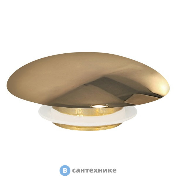Накладка на слив для раковины ABBER AC0014GG золото, керамика
