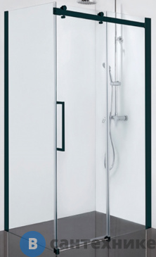 картинка Душевое ограждение Sole OPEN SES-1OP9012CLB 120*90 Black Profile
