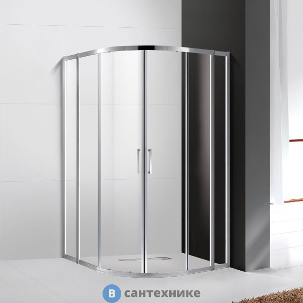 Душевой уголок Cezares MOLVENO-R-22-90+20-C-Cr-IV 1100x1100x1950, без поддона