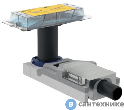 картинка Корпус Geberit 154.152.00.1 душевого канала CleanLine, для стяжки пола от 6,5 см ; L30см