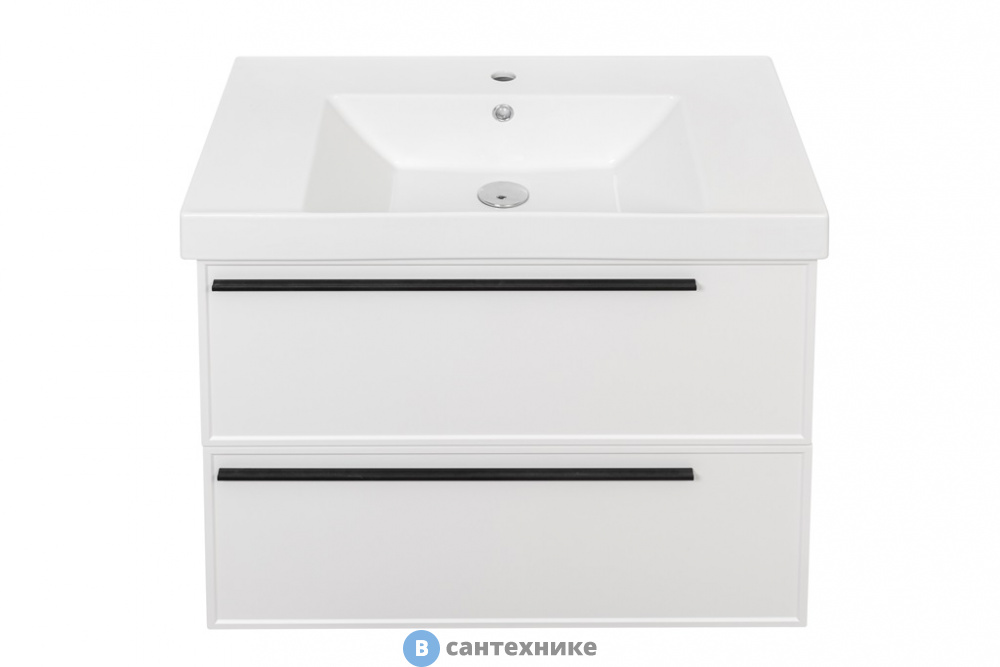 Тумба под раковину La Fenice Elba Bianco 90 см белая матовая (FNC-01-ELB-B-90)