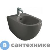 Биде подвесное Artceram FILE 2.0 36х52 см, с креплениями, с 1 отв под смеситель, чёрный матовый (FLB001 17 30)