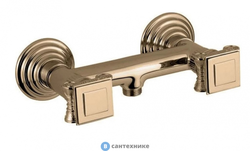 Смеситель Cezares OLIMP-DS-02-O для душа, бронза, ручки бронза