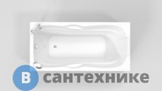 Ванна акриловая BellSan ЭРИКА 160, с каркасом (BS.ER-A1590750), без сифона
