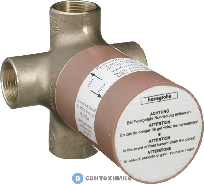 Скрытая часть Hansgrohe 15930180 переключателя Quattro