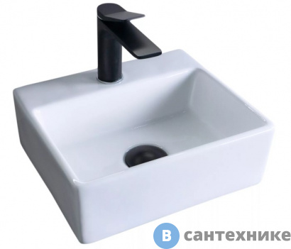 картинка Раковина подвесная GID-ceramic N9135 белый (330х280х110)